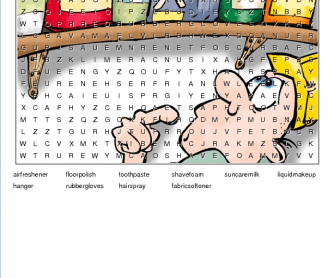 Chemicals Wordsearch