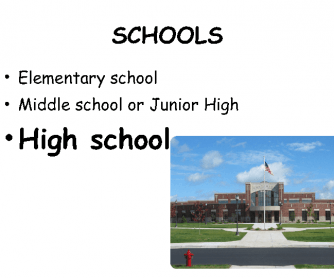 American High Schools: Presentation