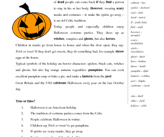 Halloween for Elementary Students