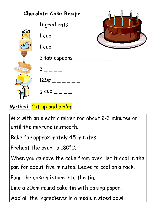 writing-a-recipe-worksheet