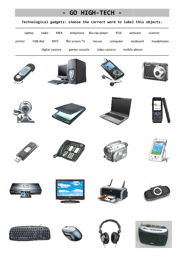 technology vocabulary