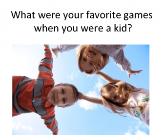 Old Classic Children Games (I Used to Play...)