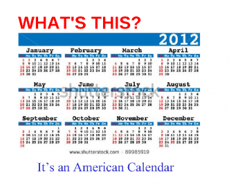 Calendar and Dates Worksheet