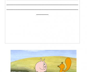 Movie Worksheet: Little Pig Is Flying- Characters Thoughts