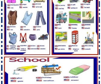 American and British English Picture Dictionary II