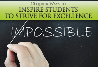 Kicking Off the New Year: 10 Ways to Inspire Students to Strive For Excellence