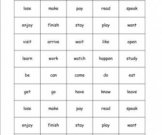 Playing with Verbs
