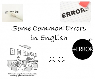 Some Common Errors in English - Part II PPT