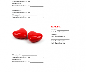 Song Worksheet: Lovesong by The Cure