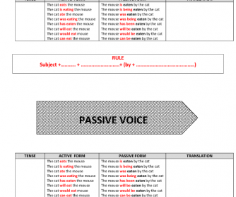 Passive Voice Worksheet