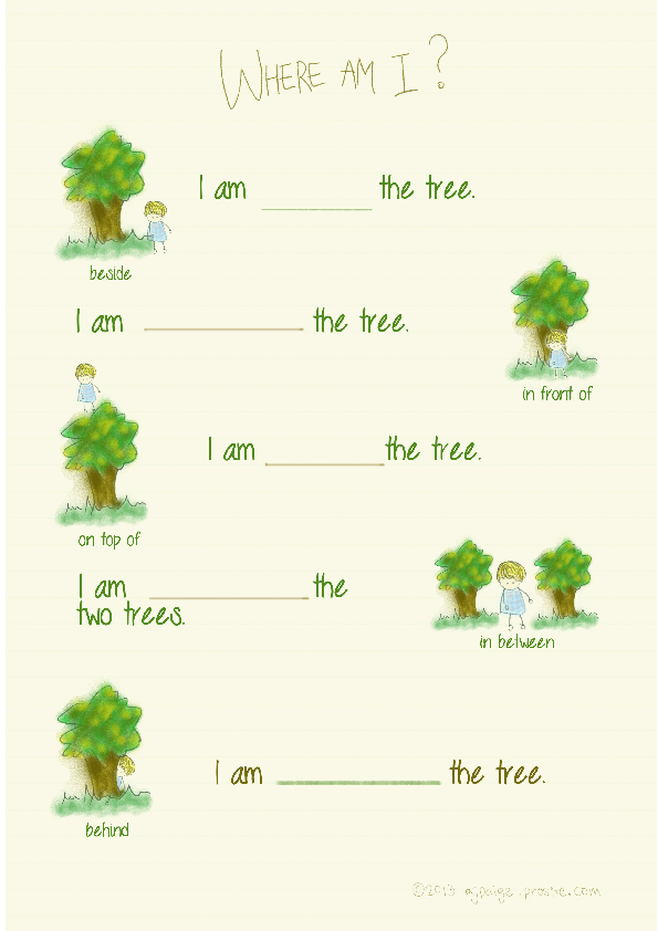 childrens preposition of place