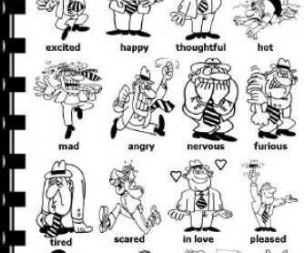 Feelings and Emotions. Picture Dictionary