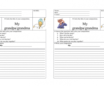 Composition about Grandparents