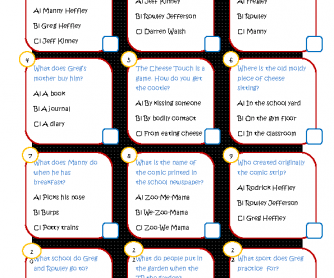 Movie Worksheet: Diary of a Wimpy Kid (Quiz)