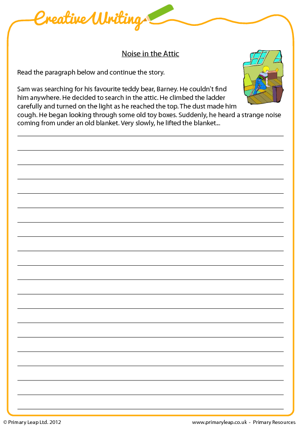 creative writing exercises for primary