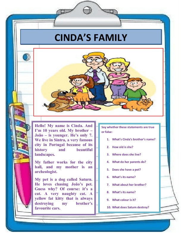 Тест семья 5 класс. Чтение my Family for Kids. Topic about Family. Worksheets my Family 2 класс. Family Worksheets for Kids.