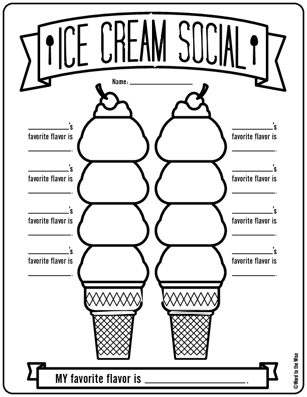 Ice Cream Social