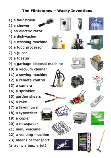 46 FREE Gadgets Worksheets