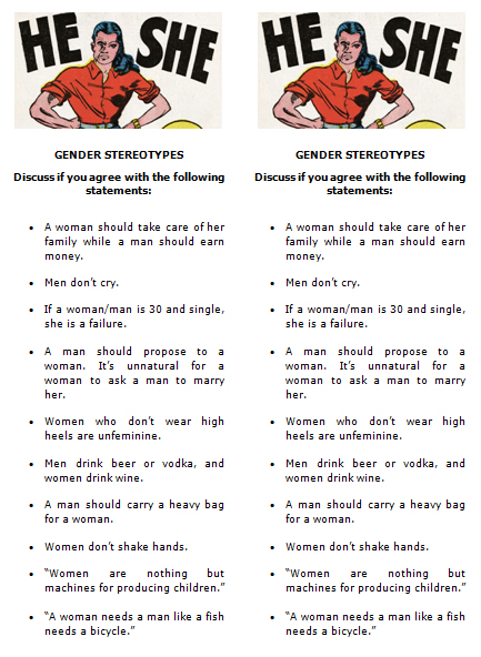 Discussion Gender Stereotypes 