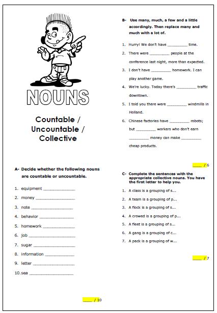 Collective Nouns Worksheets K5 Learning Collective Nouns Worksheet