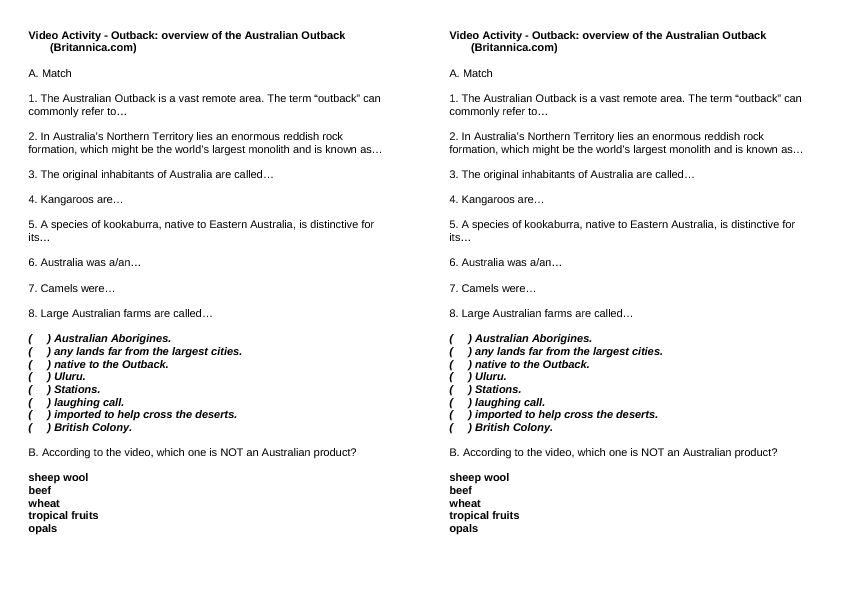 blank worksheet landforms FREE Worksheets 49 Zealand Australia/New