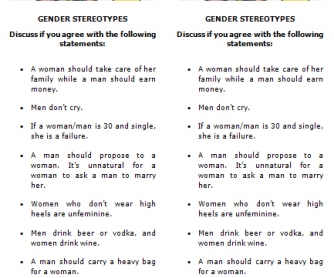 Discussion: Gender Stereotypes