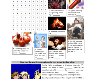 Remember, Remember - a Bonfire Night Lesson for Junior Students