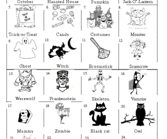 Halloween Vocabulary