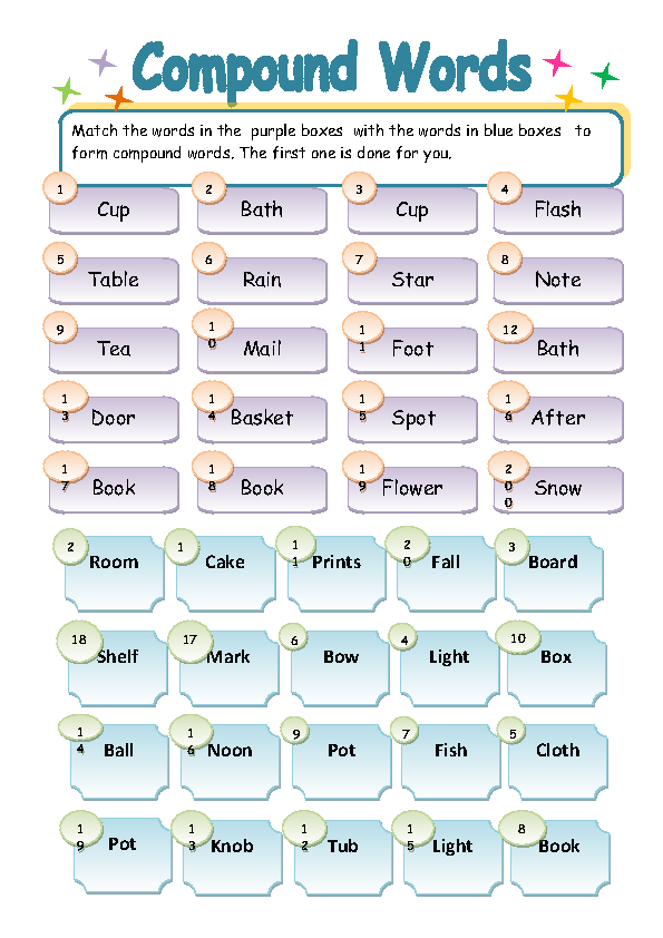 compound-nouns-worksheets