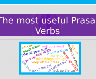 15 Useful Phrasal Verbs PowerPoint Presentation
