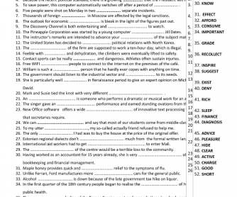 Word Formation for Upper-intermediate Level