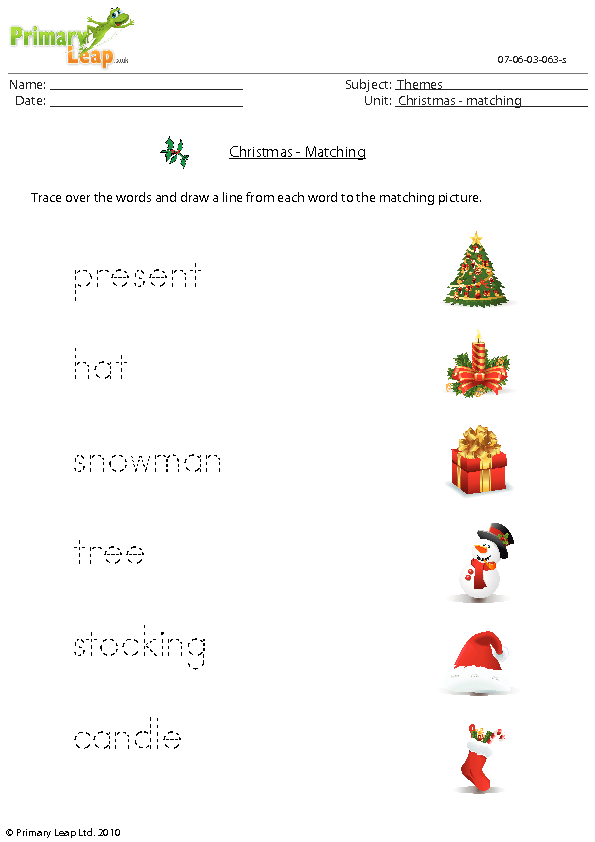 christmas-worksheet-matching-words-and-pictures