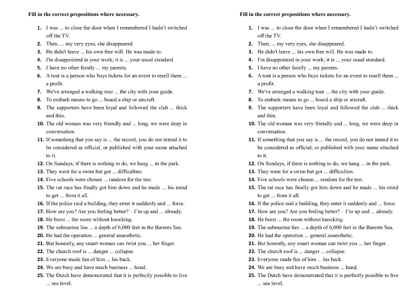 prepositions-test-2-answer-key