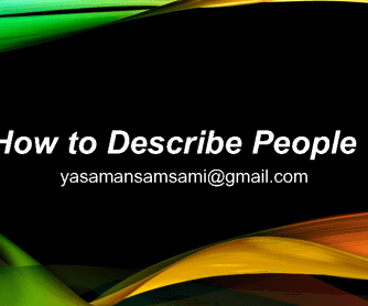 How to Describe People