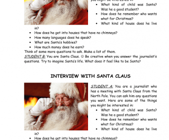 Interview with Santa Claus