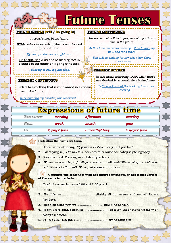 Choose the correct future tense. Worksheets Tenses английского. Future simple в английском Worksheets. Английский упражнения Future simple Worksheets. Интересные задания на Future simple.