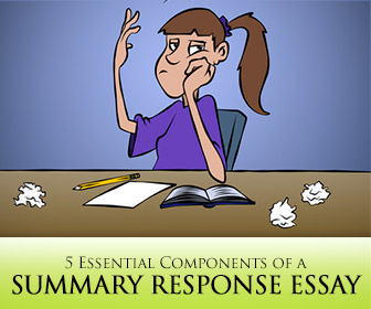 summary response essay components