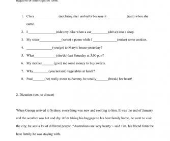 Sample answer continuous writing about family