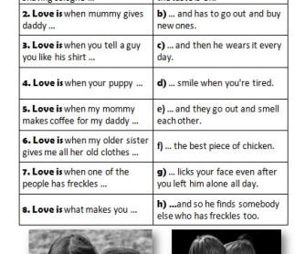 What Do Kids Say "Love" Is?