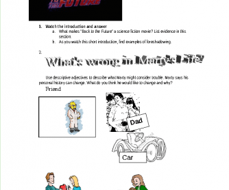 Movie Worksheet: Back to the Future 1 (Comprehension and Grammar Activities)