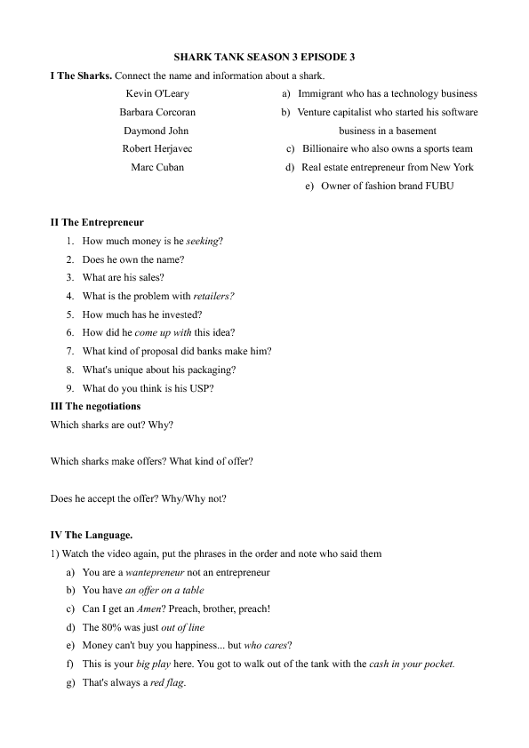 worksheet with on answers idioms Slang FREE Worksheets 45