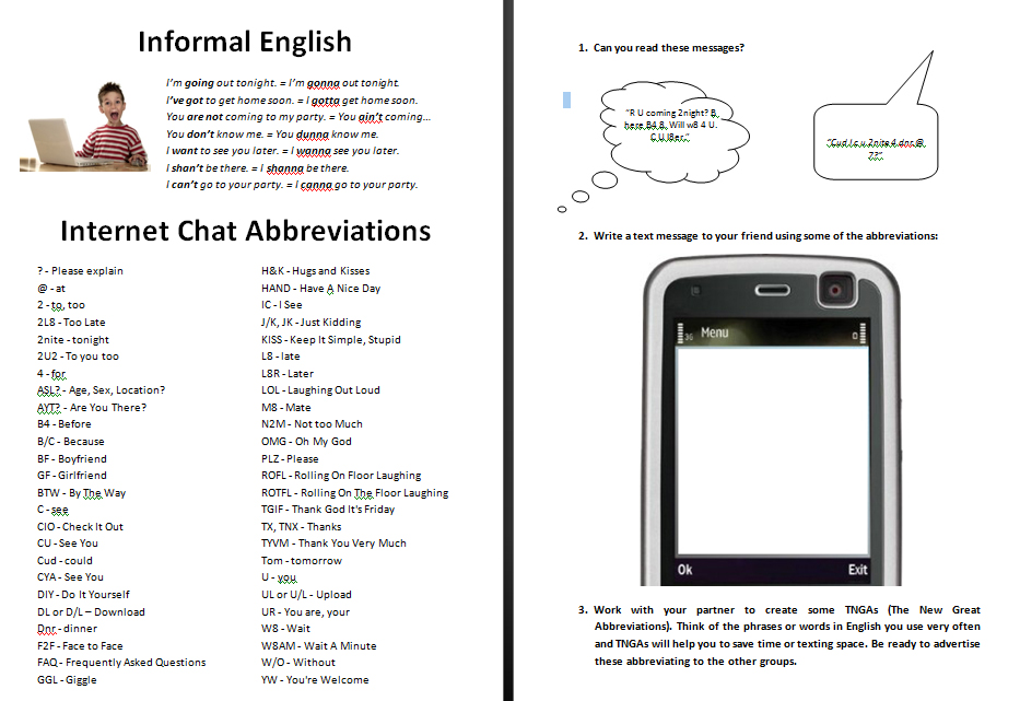 English messages. Смс на английском примеры. Английские сокращения Worksheet. Смс a Worksheets. Informal abbreviations in English.