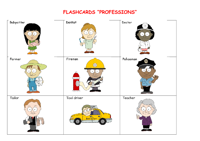 Professions план урока