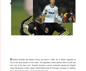 Read about Cristiano Ronaldo