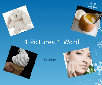 4 Pictures 1 Word - Medium Difficulty