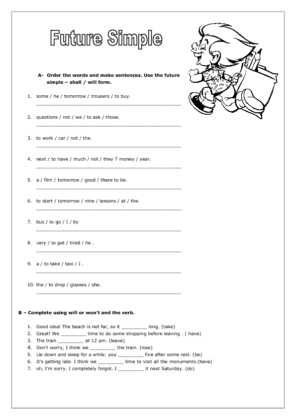 Future Continuous Tense Worksheet For Class 7