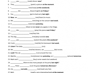 Mixed Tenses