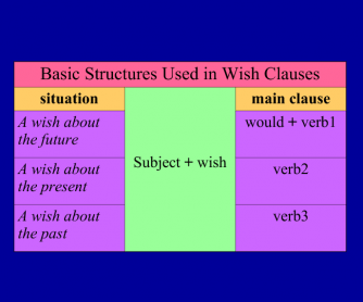 Wish and If Clauses Exercises
