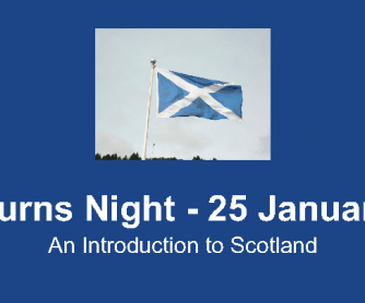 Burns Night - an Introduction to Scotland