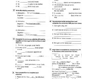 Elementary Practice Worksheet
